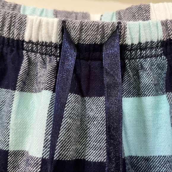 Croft & Borrow SZ Small Pajamas Plaid Black White Plaid 100% Cotton - Picture 5 of 15